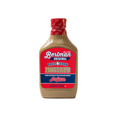 PREMIUM: Bertman Ballpark Mustard 16oz - Cleveland in a Box
