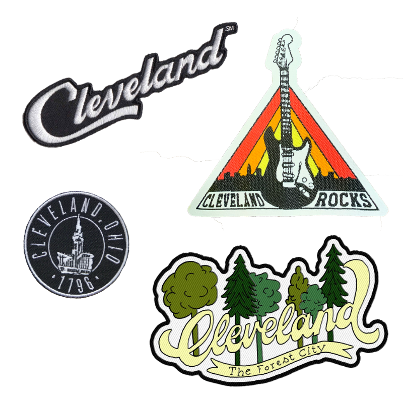 Embroidered Iron-On Cleveland Patch - Cleveland in a Box