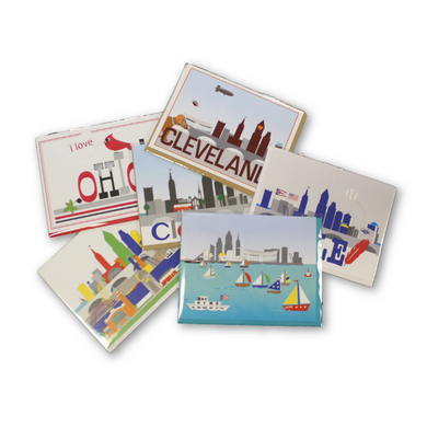 Piccolino Designs Cleveland Note Card - Cleveland in a Box