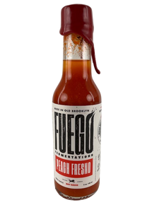 PREMIUM:  Fuego Peach Fresno Hot Sauce